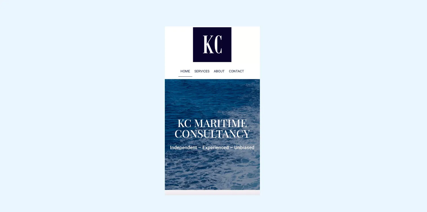 KC Maritime — Interior Page